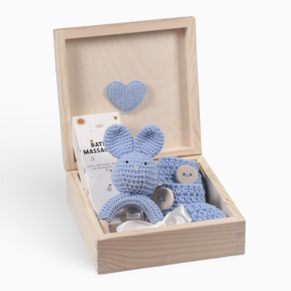 Coffret cadeau naissance garçon Mailily S Bleu clair – YllBox