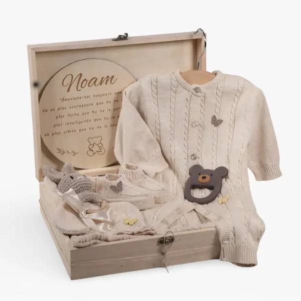Coffret naissance personnalisé Noam YllBox
