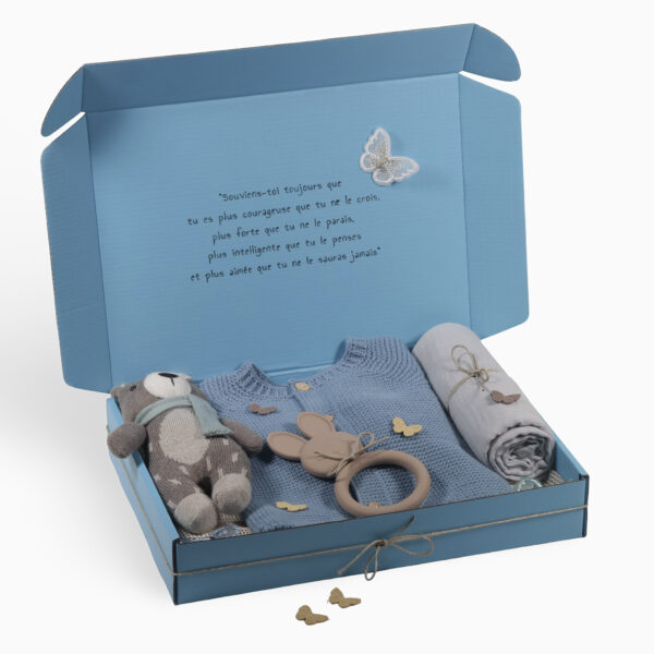 Coffret cadeau naissance garçon Aaron – YllBox