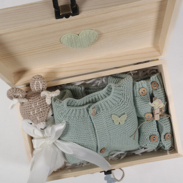 Contenu du coffret naissance Eliza vu du dessus