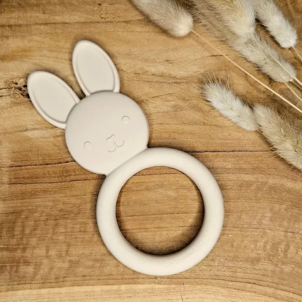 Anneau de dentition Rammelaartje lapin beige