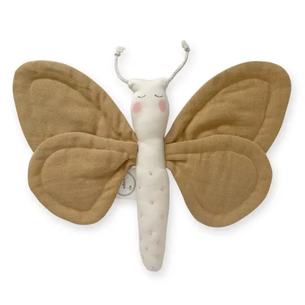 Jouet papillon Saga Copenhagen couleur miel
